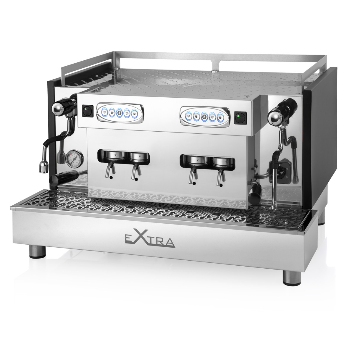 Extra Flytek Kaffemachine - Vorderseite - schwarz