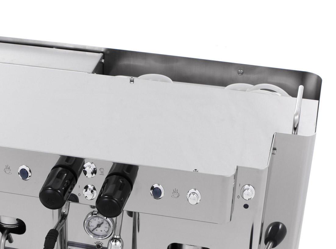 Kaffeemaschine Zip Pro 2 Flytek - Detailansicht von oben, Tankbehälter offen